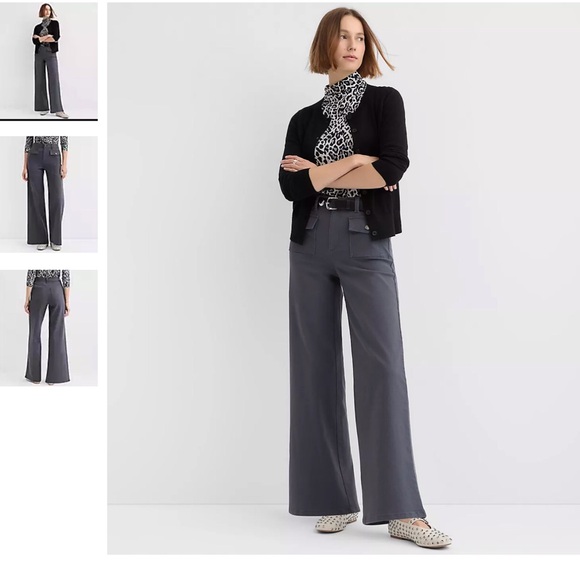 LOFT Pants - LOFT Wide Leg Palmer Pants in Twill